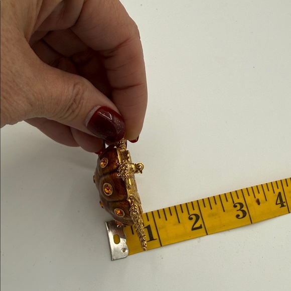 C534 Joan Rivers Vintage turtle brooch - Picture 10 of 10